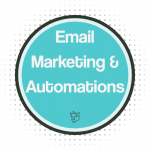 This image has the words email marketing and automations in it and is just the header for this part of the page